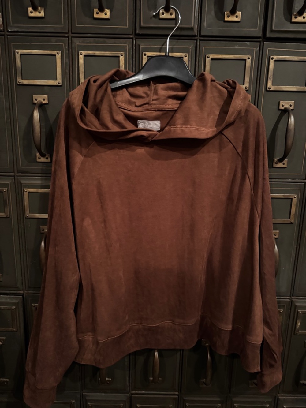 Tractr Vegan Suede Hoodie